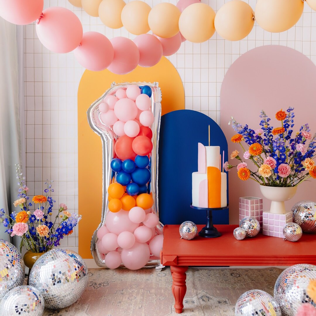 Ballonnenframe om te decoreren, 126 cm hoog, cijfer 1
