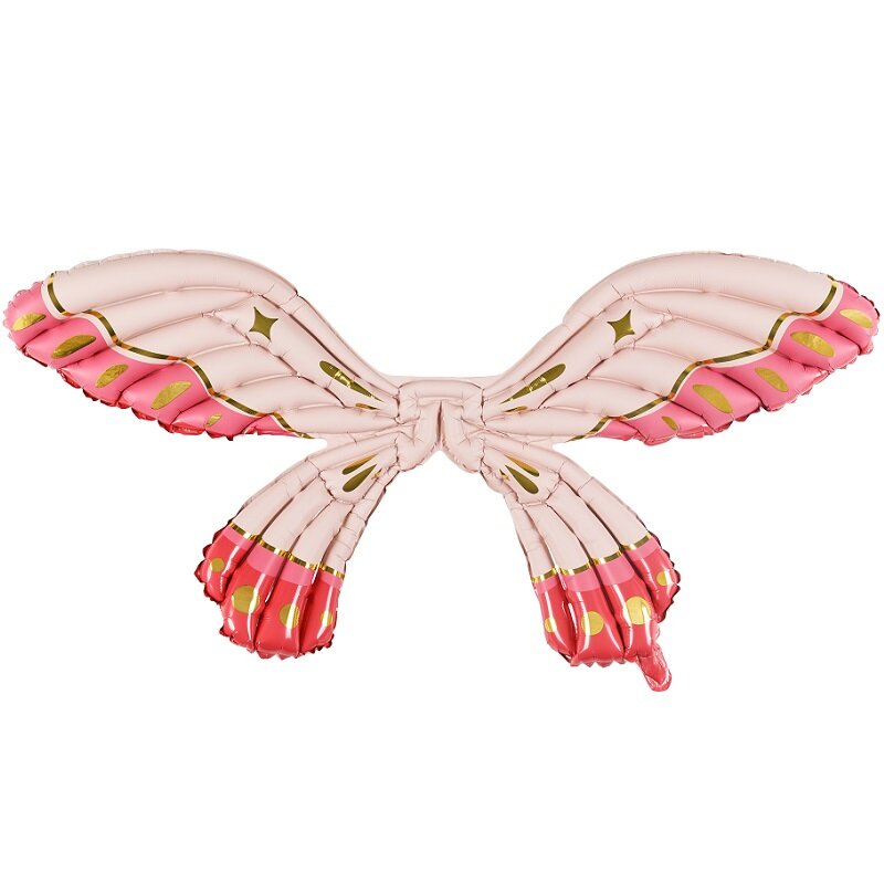 Vlindervleugels Folieballon Roze 102 cm