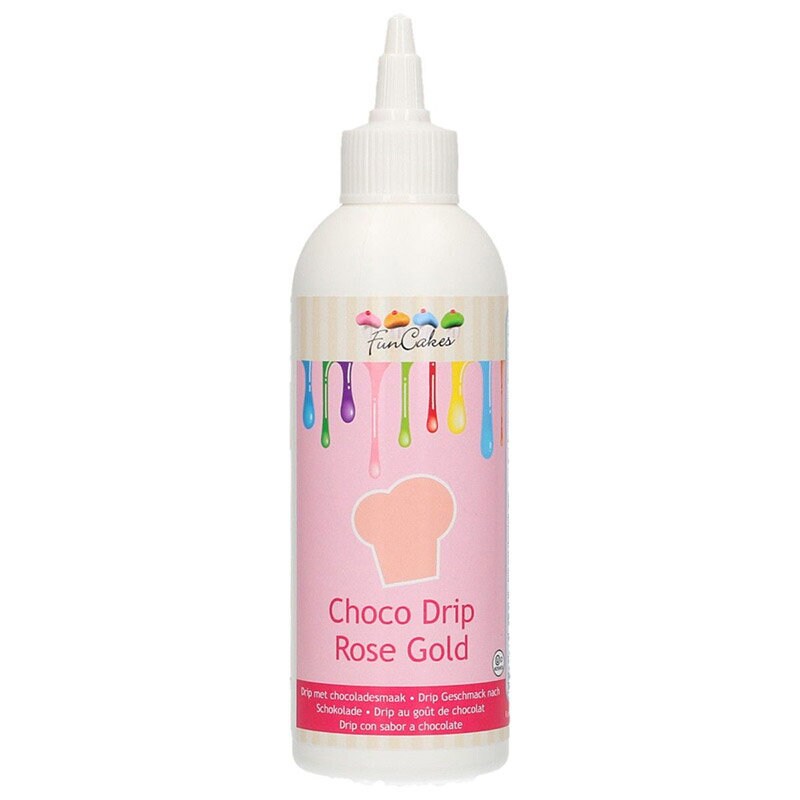 FunCakes - Choco Drip Rosé Goud 180 g
