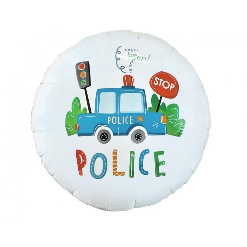 Politie - Folieballon 36 cm