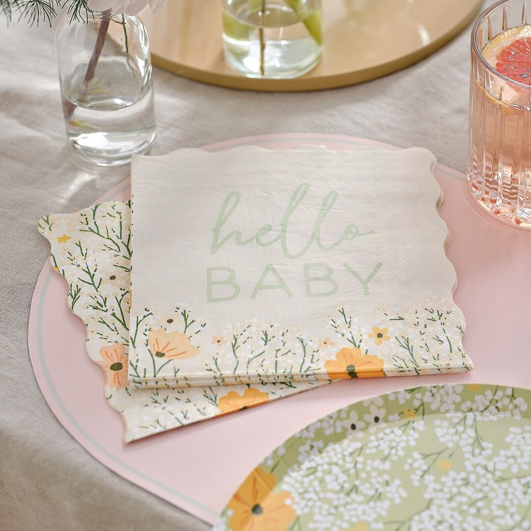 Floral Baby - Servetten 16 stuks