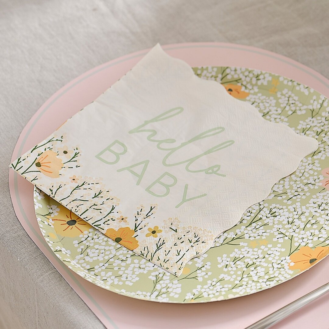 Floral Baby - Servetten 16 stuks