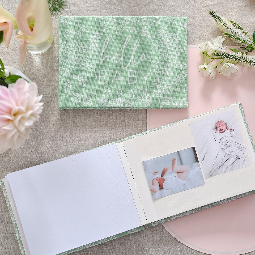 Floral Baby - Gastenboek & Fotoboek