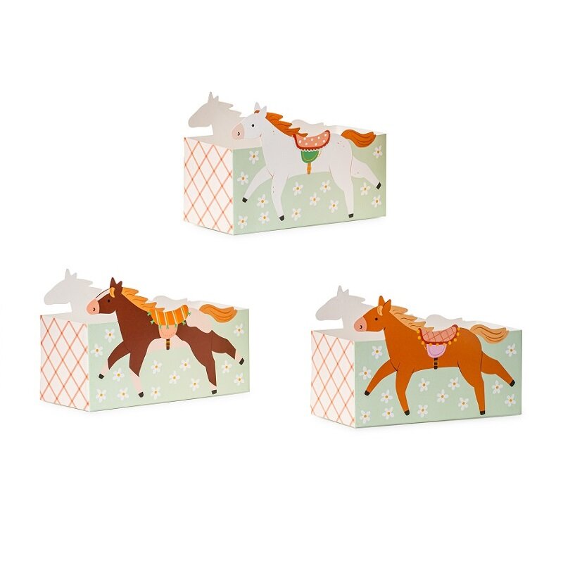 Snackbakjes - Paarden 3 stuks