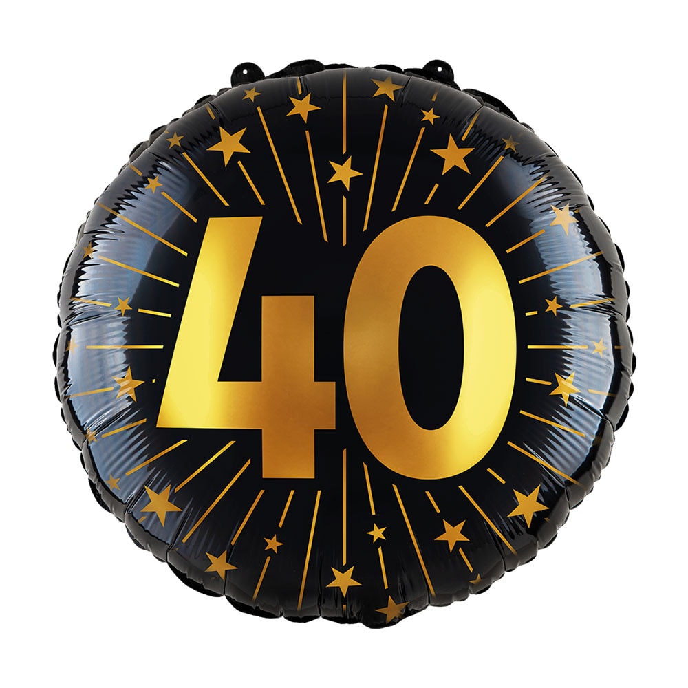 Folieballon Goud 40 jaar