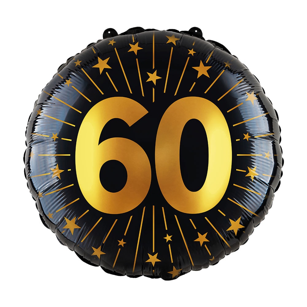 Folieballon Goud 60 jaar