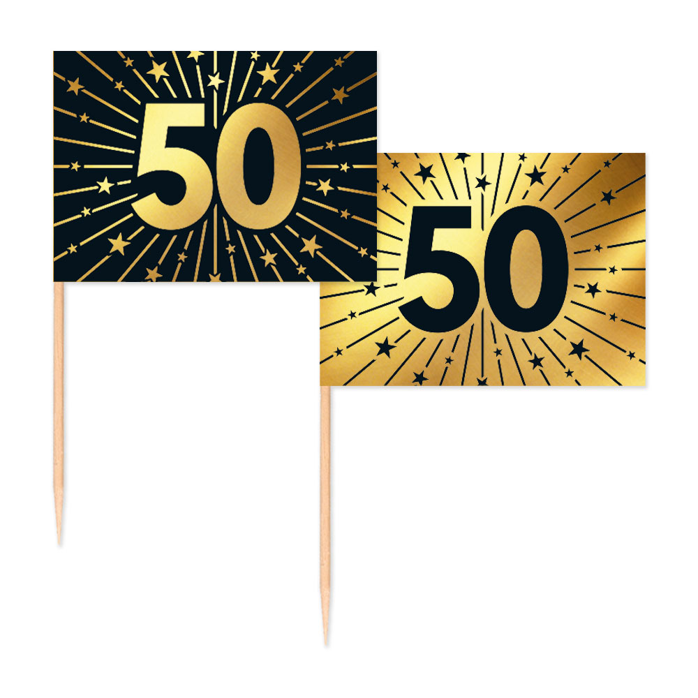 Party Picks 50 jaar 50 stuks