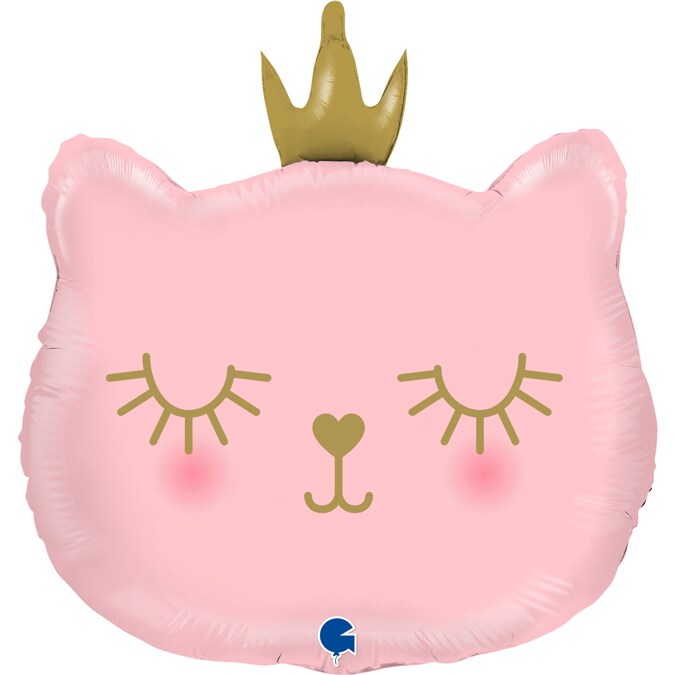 Folieballon Kat Prinses 66 cm