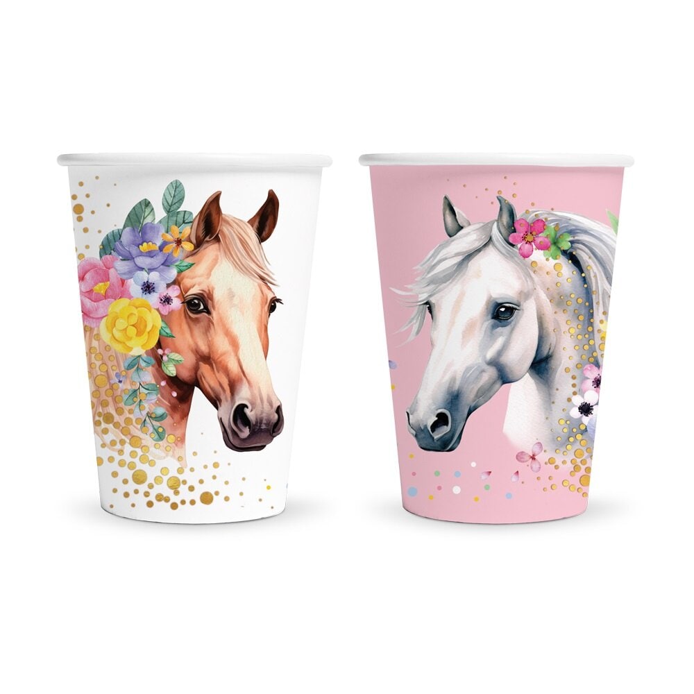 Paarden Bekers 8 stuks