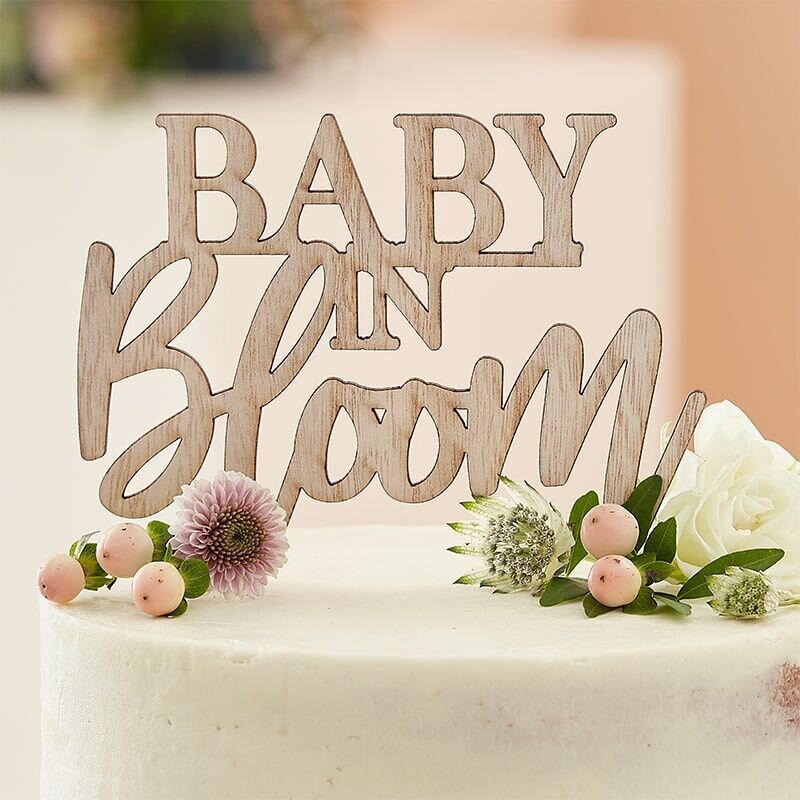 Baby in Bloom - Taartdecoratie