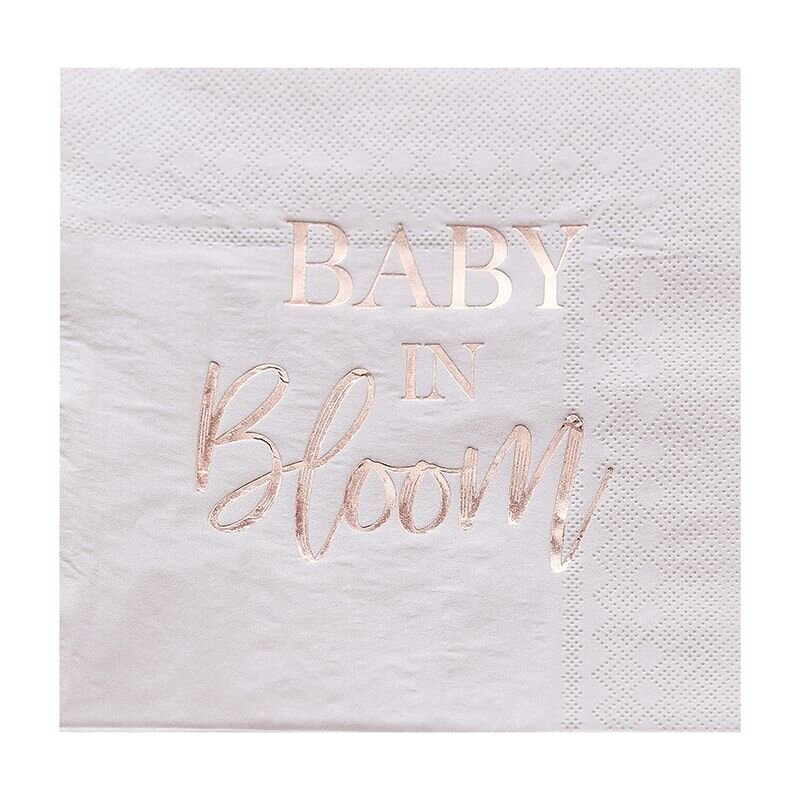 Baby in Bloom - Servetten 16 stuks