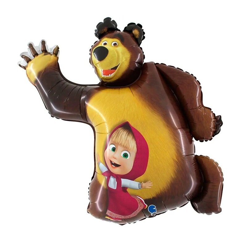 Masha en De Beer Folieballon 88 cm