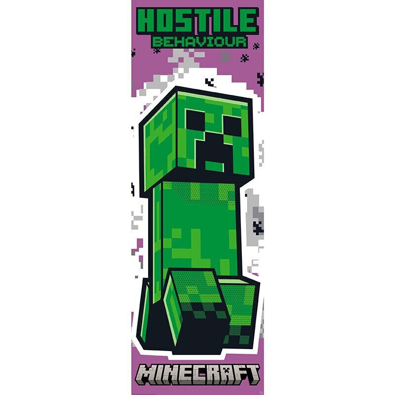 Deurposter - Minecraft Creeper 53 x 158 cm