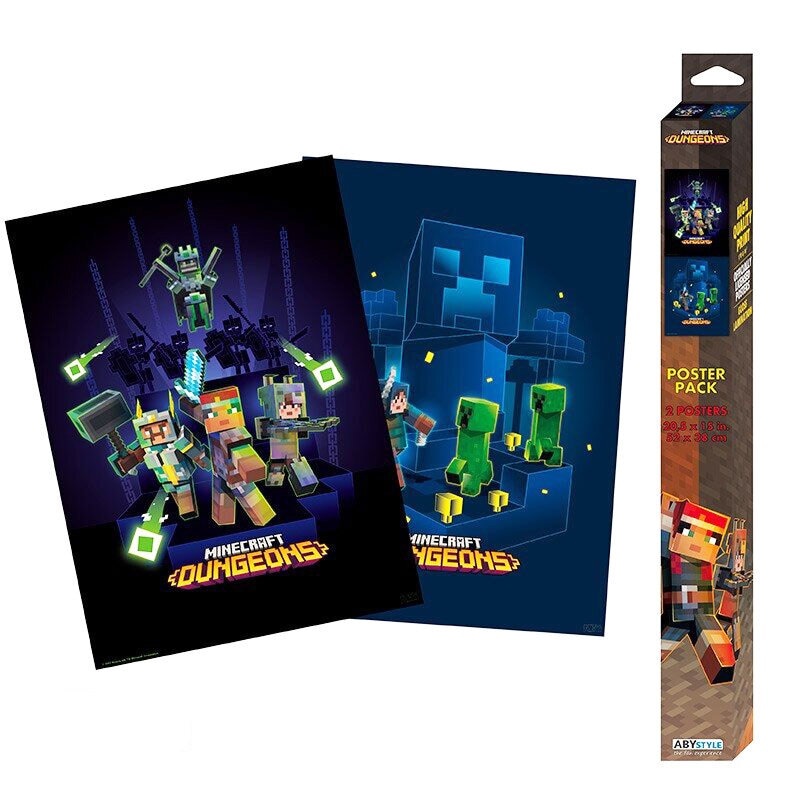 Posters - Minecraft Dungeons 2 stuks