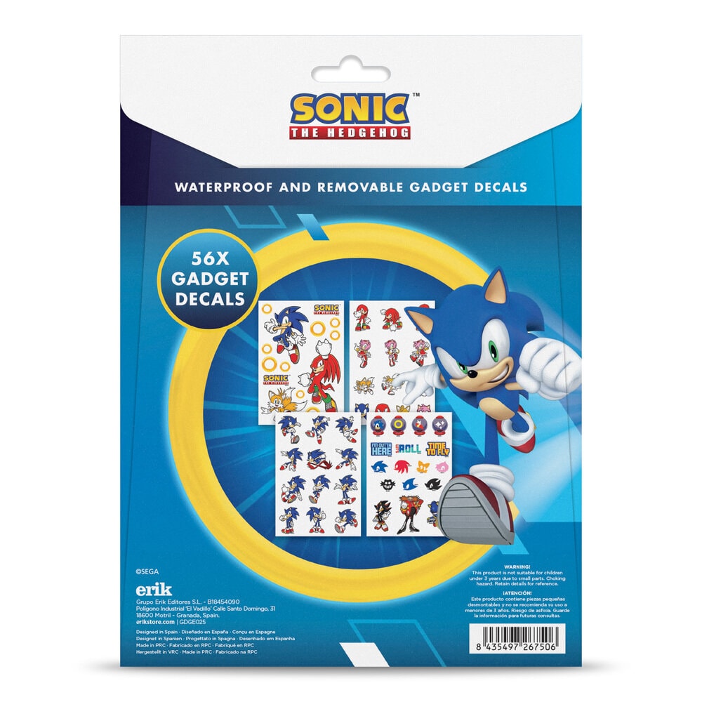Sonic The Hedgehog - Stickers 56 stuks
