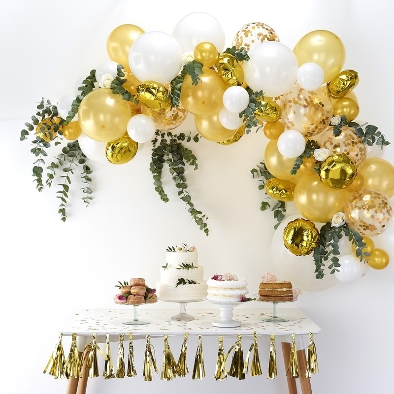 DIY Ballonnenboog - Goud