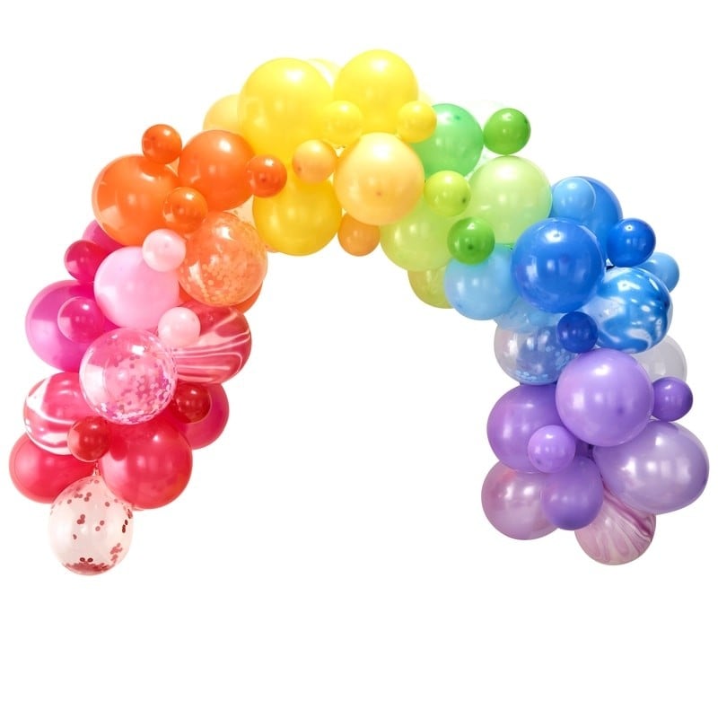 DIY Ballonnenboog - Regenboog kleuren