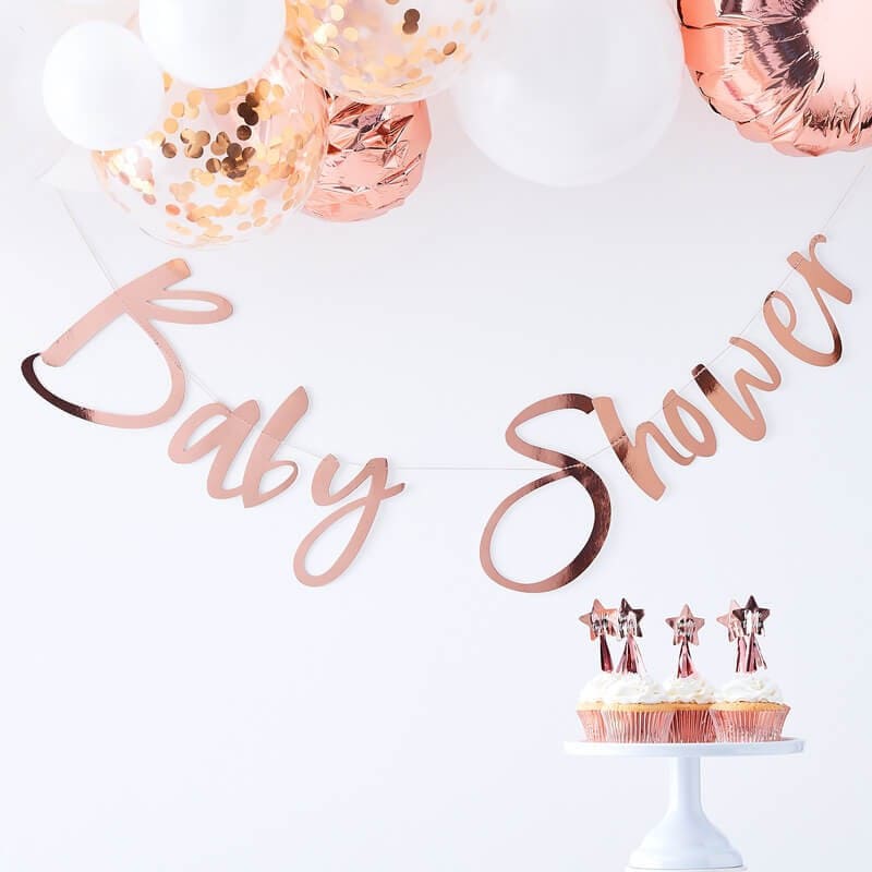 Slinger in roségoud - Babyshower