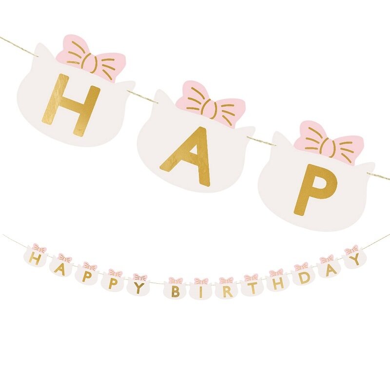 Cat Paws - Slinger Happy Birthday 1,8 meter