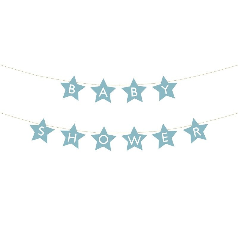 Slinger Sterren - Babyshower Blauw