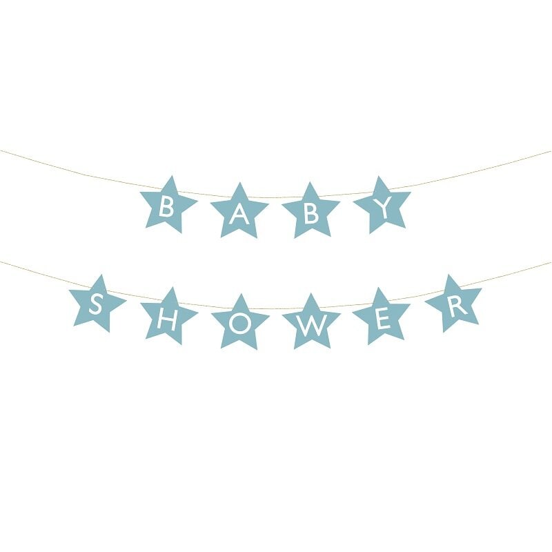 Slinger Sterren - Babyshower Blauw