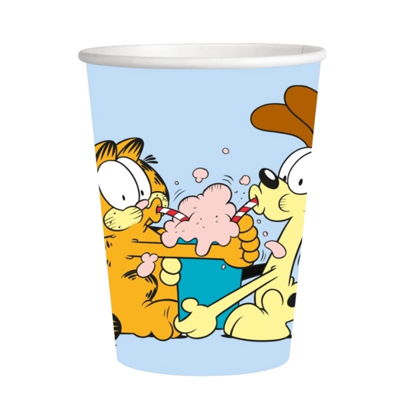 Garfield - Papieren Bekers 8 stuks
