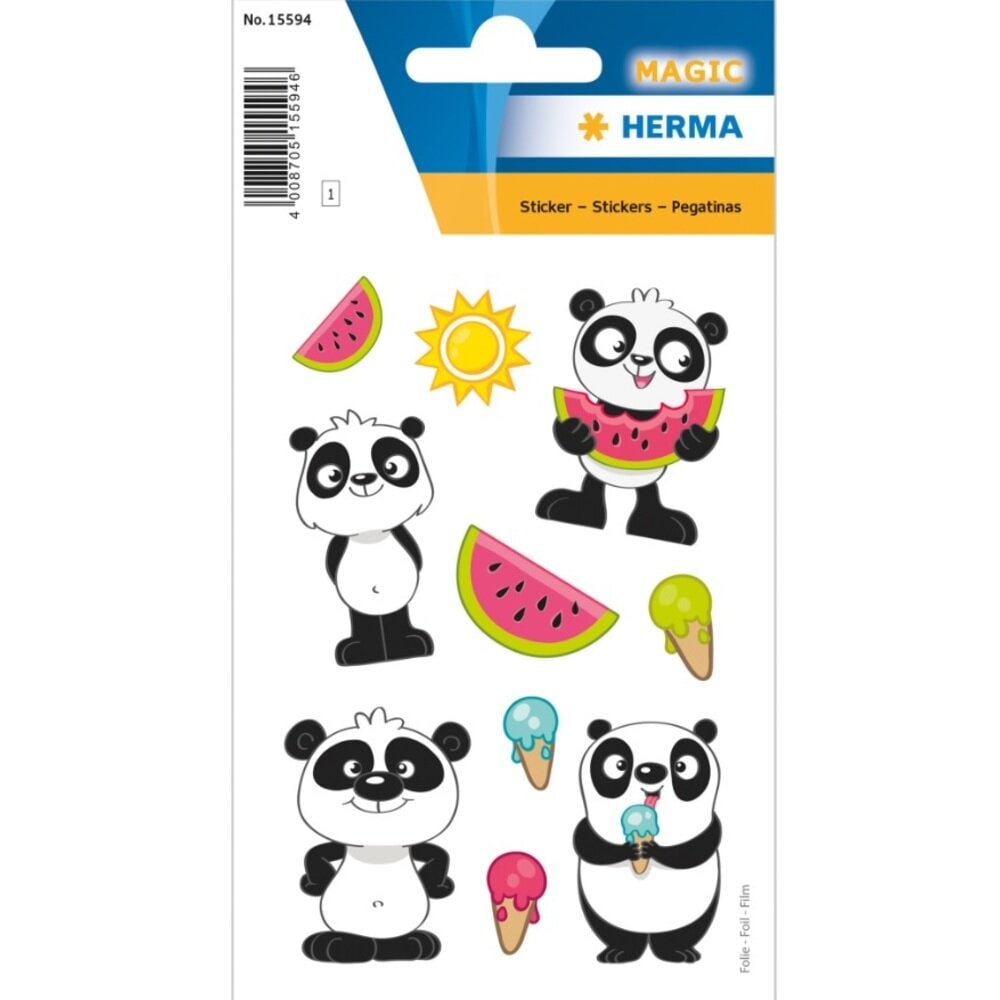 Stickers - Panda 10 stuks