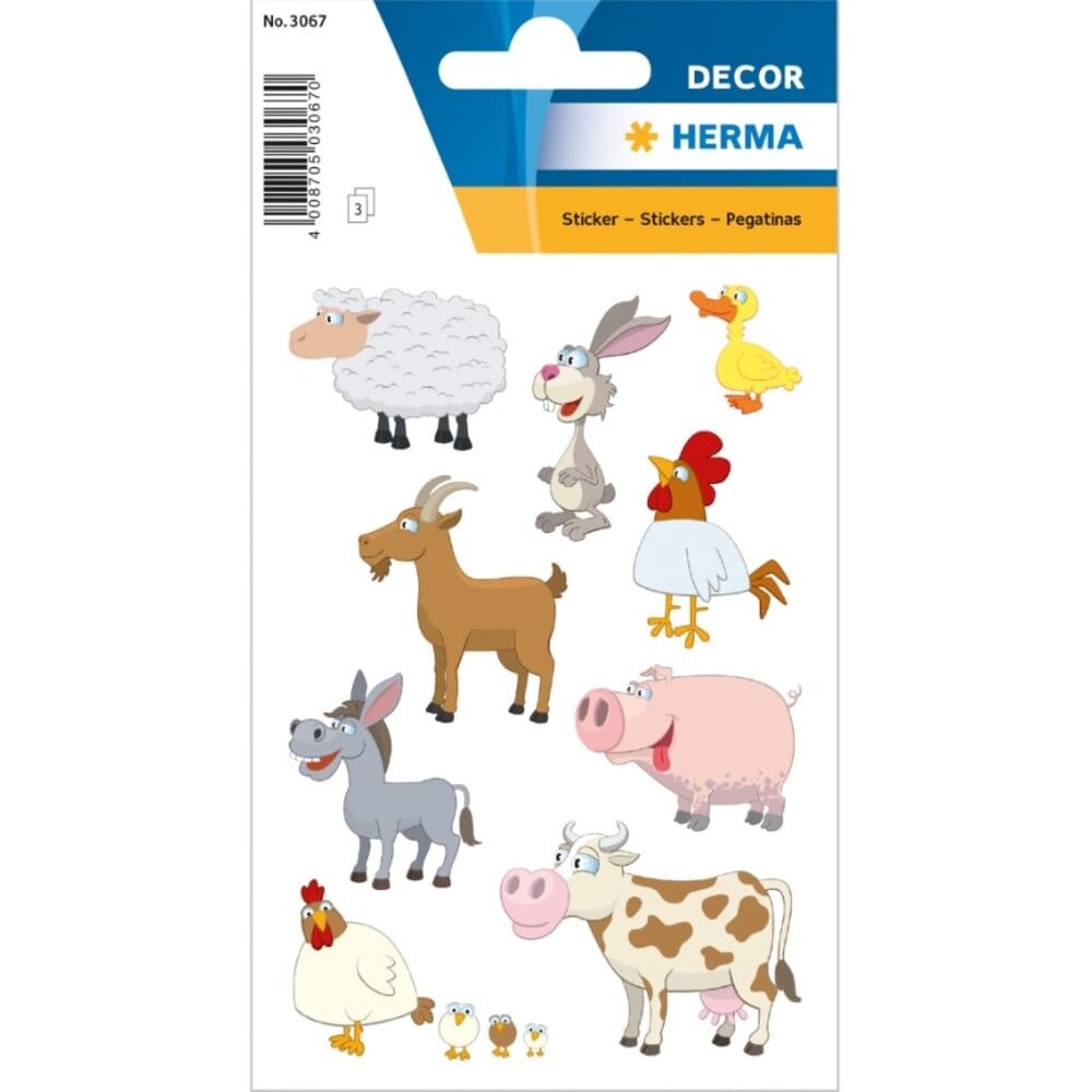 Stickers - Boerderijdieren 27 stuks