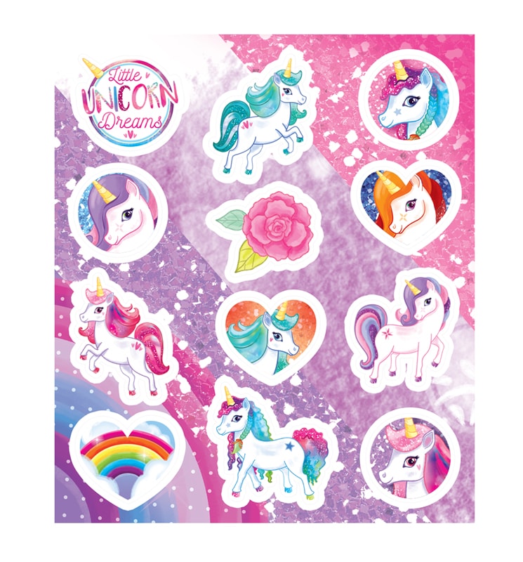 Eenhoorn - Stickers 12 stuks