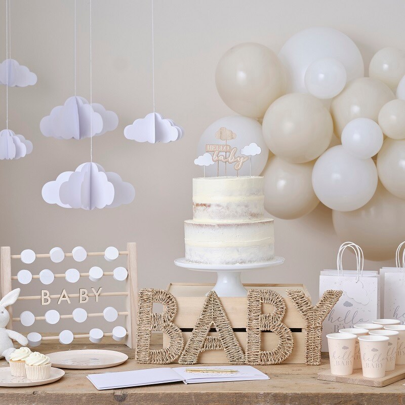 Hello Baby - Cake Toppers 4 stuks