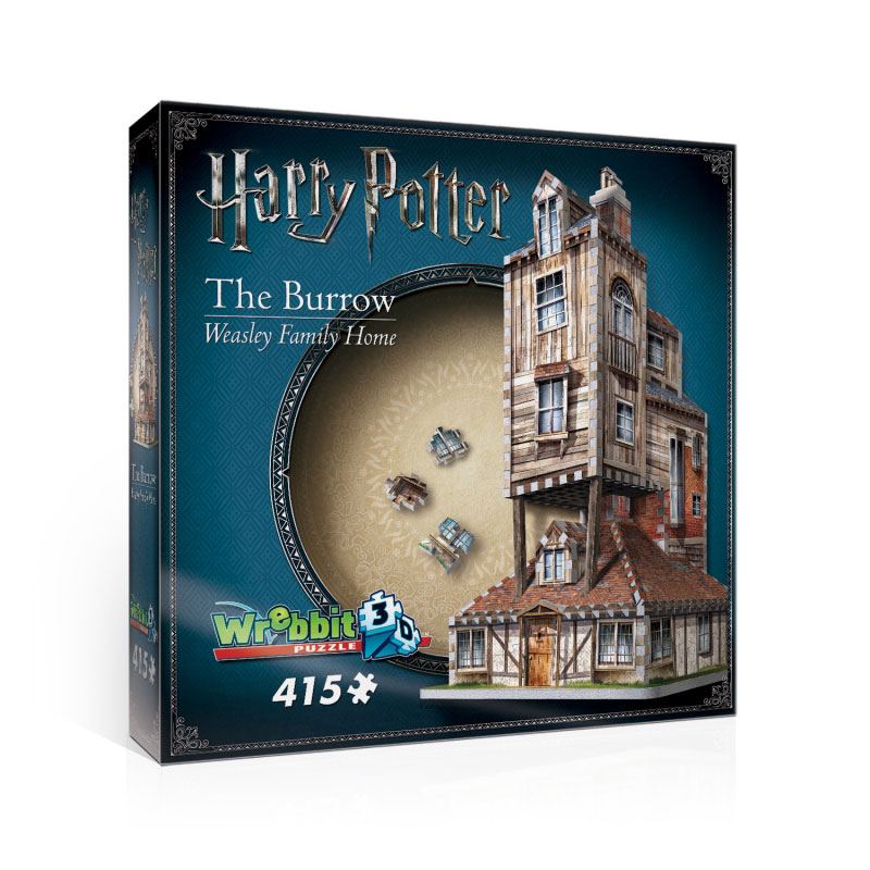 Harry Potter 3D-puzzel The Burrow (familiehuis Weasley) 415 stukjes