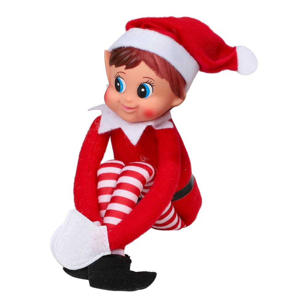 Kerstelfpop Elvie 30 cm