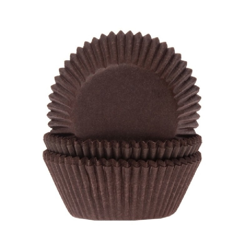 Muffinvormpjes Bruine 50-pack