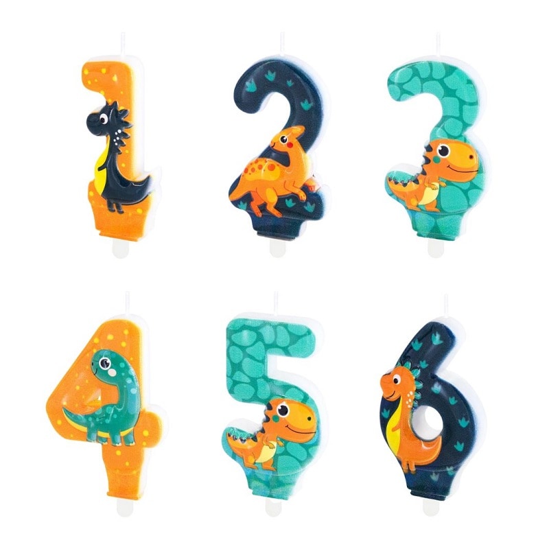 Taartkaars Dinosaurus 1-6 jaar