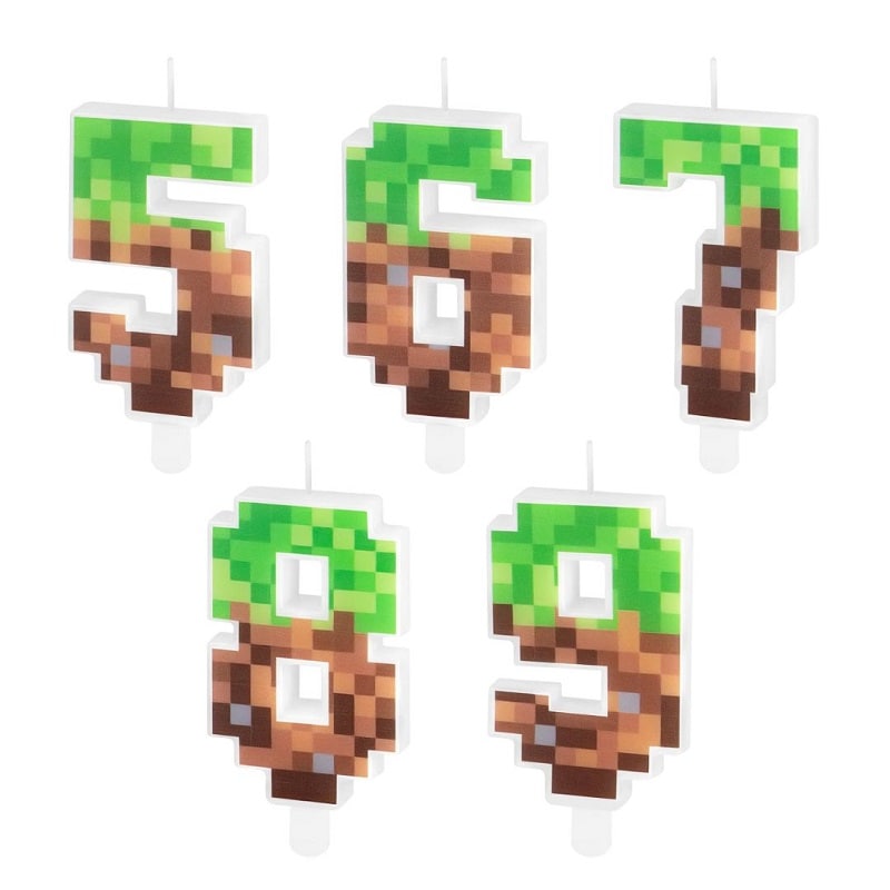 Taartkaars Pixel 5-9 jaar