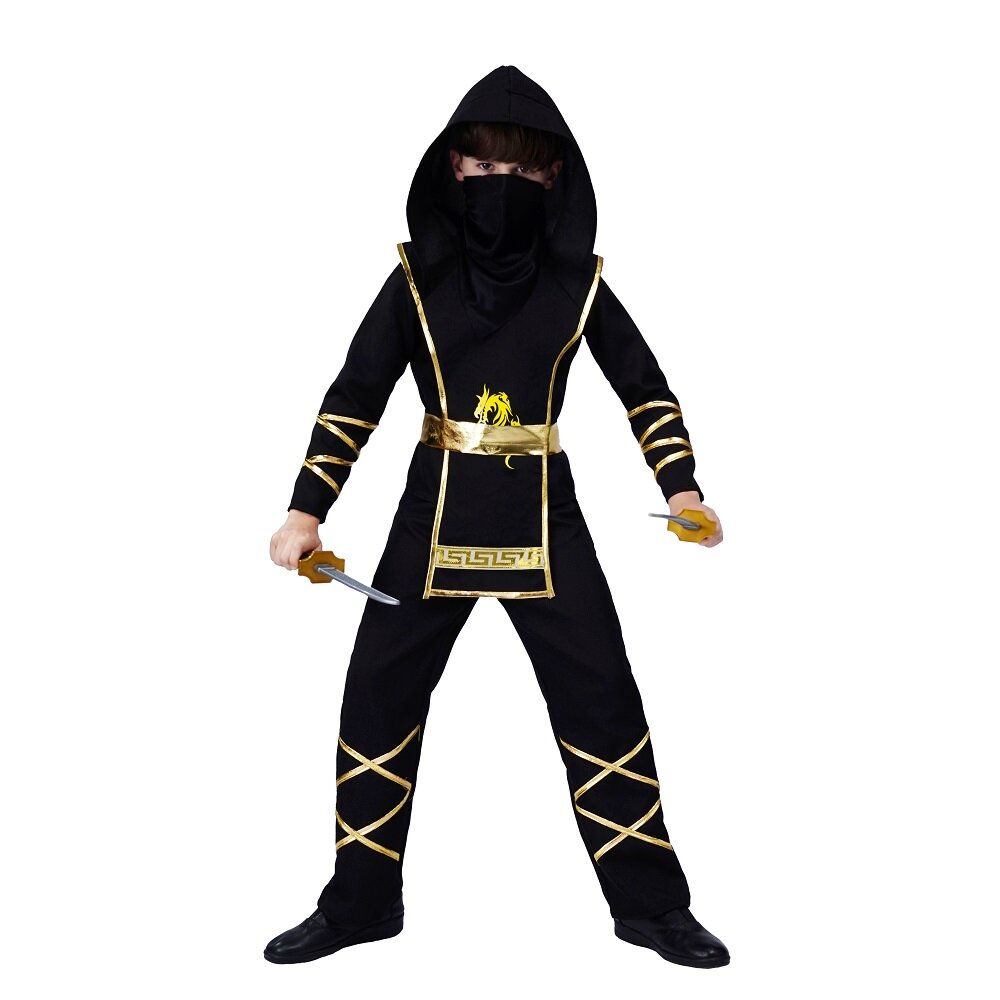 Ninja Gold Kostuum Kind 7-12 jaar