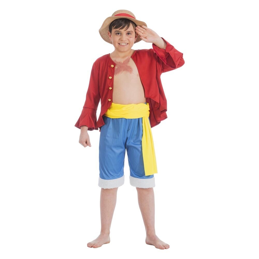 Kostuum One Piece Luffy Kinderen 9-12 jaar