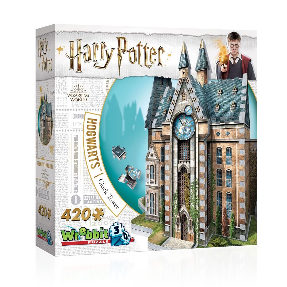 Harry Potter - 3D Puzzel Klokkentoren 420 stukjes