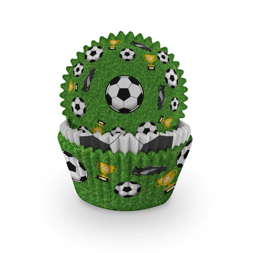 Muffinvormpjes Voetbal 75 stuks