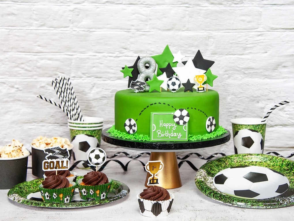 Cake Toppers - Voetballen 12 stuks