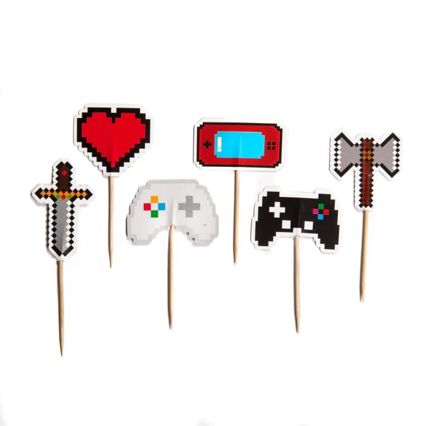 Caketoppers - Gaming Party 12 stuks