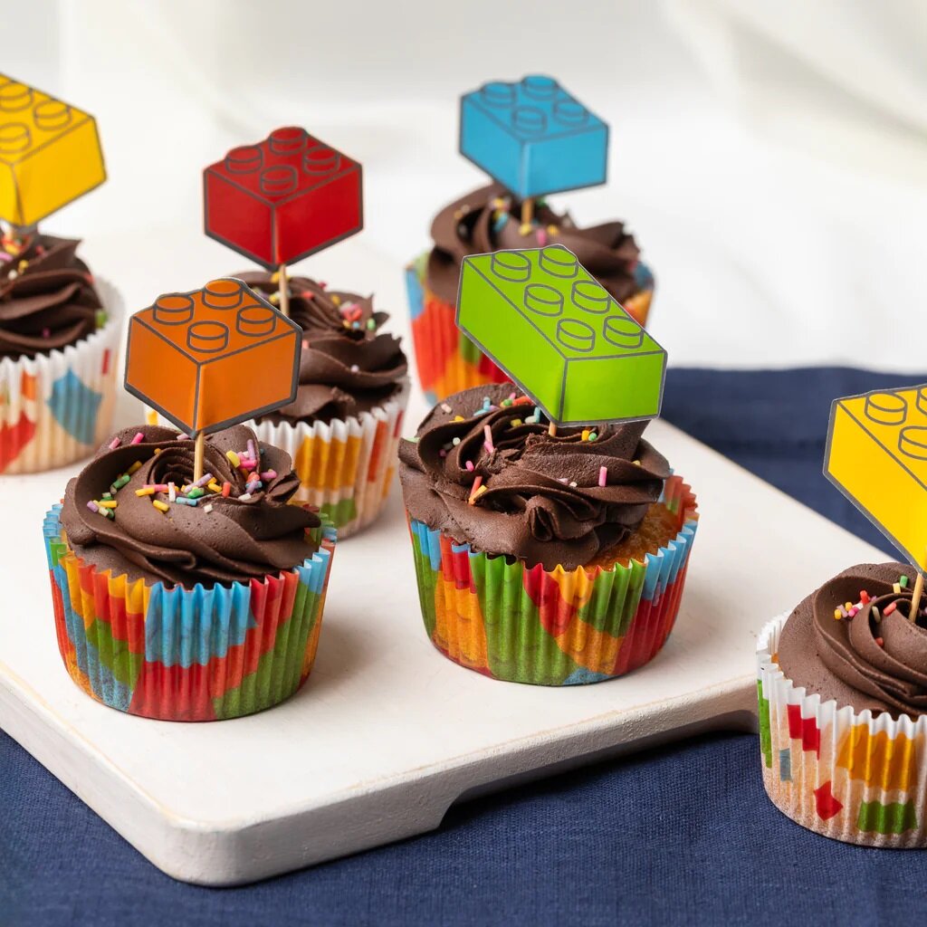 Caketoppers - Blokjes 10 stuks