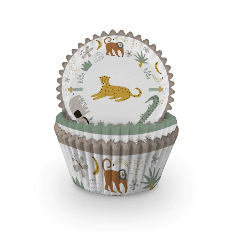 Muffinvormpjes - Safaridieren 60 stuks