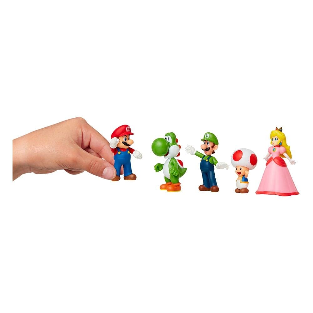 Super Mario Bros - Verzamelfiguren Mario & Friends 5 stuks