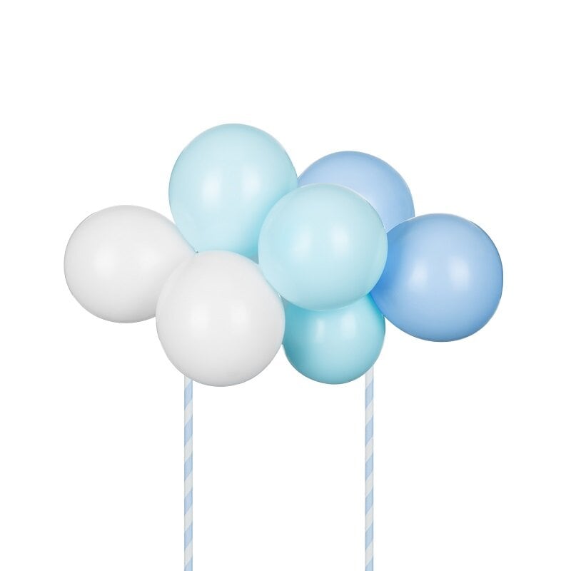 Cake Topper Ballonset Blauw