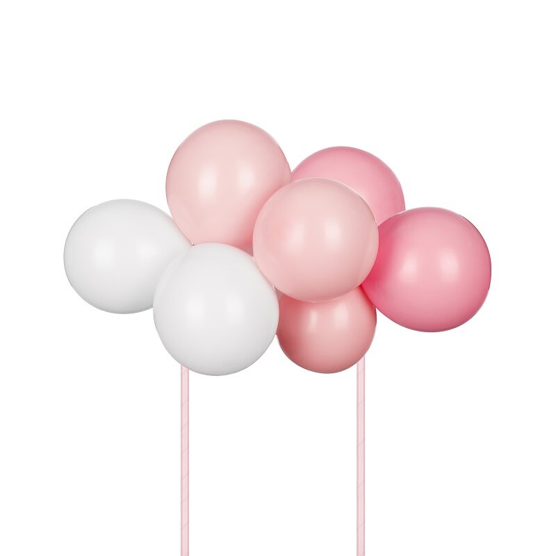 Cake Topper Ballonset Roze