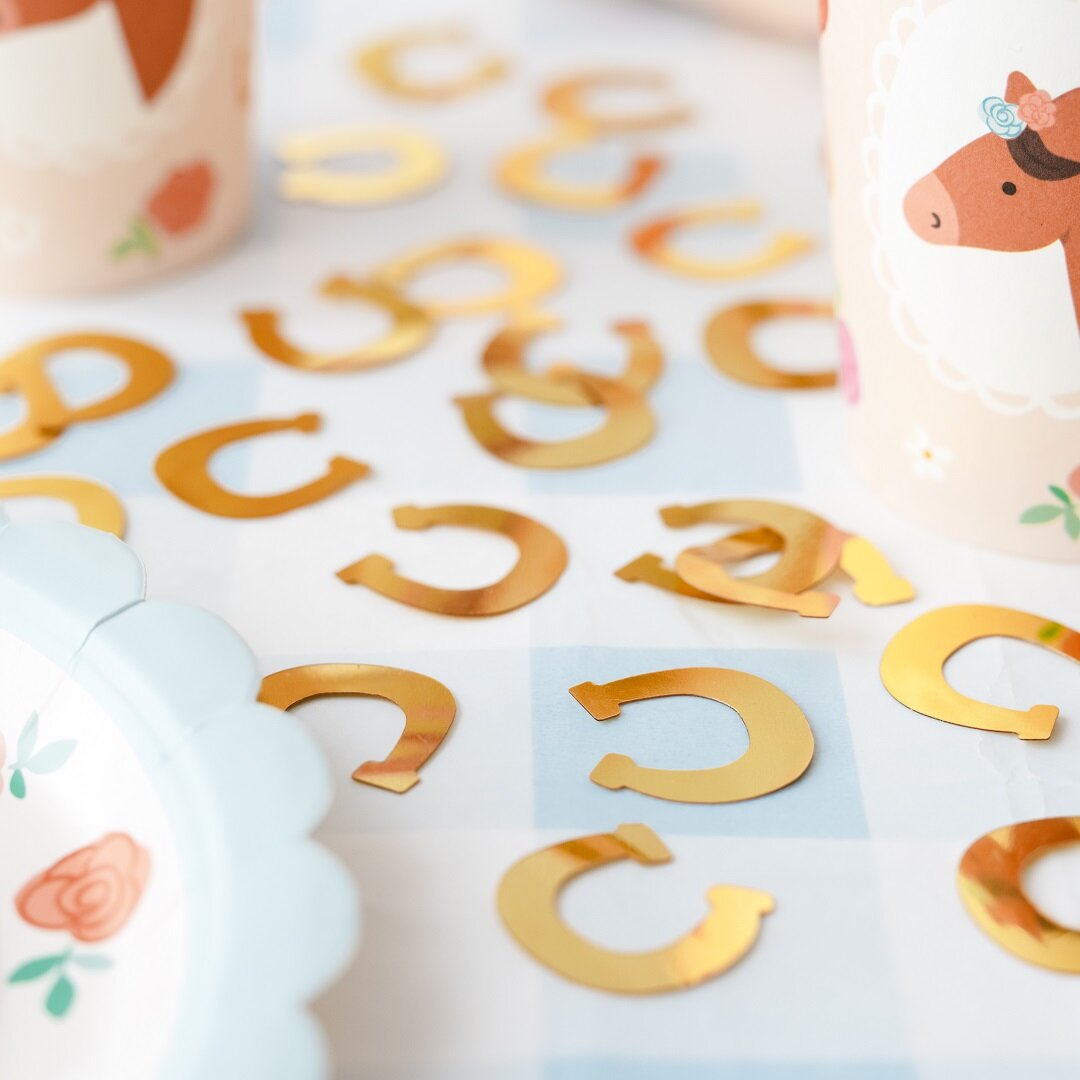 Confetti van paardenhoefijzers 15 gram