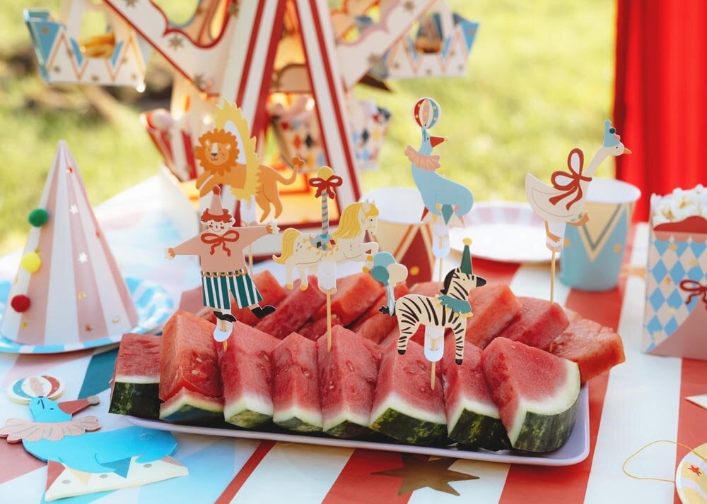 Circus Cupcake Toppers 6 stuks