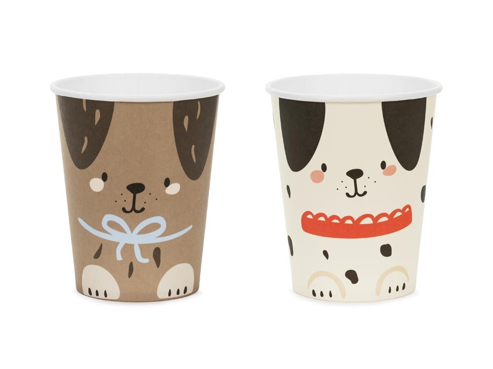 Dog Party - Papieren Bekers 6 stuks