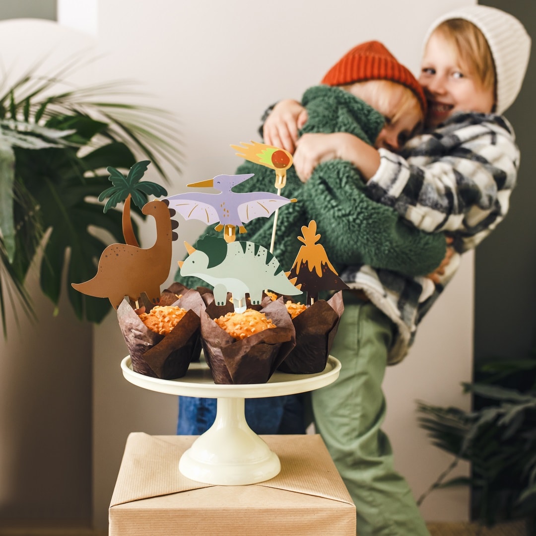 Caketoppers - Dinosaurus 6 stuks